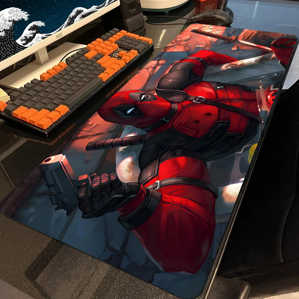 D-Deadpool Mousepad Large Computer Gaming Accessories MousePads Desk Mats Anti-slip Laptop Soft Mouse Pad