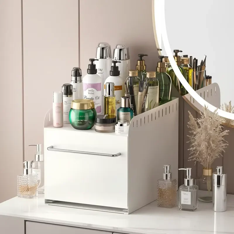 Multifunctional creative flexible carbon steel environmentally friendly and durable white space-saving removable storage