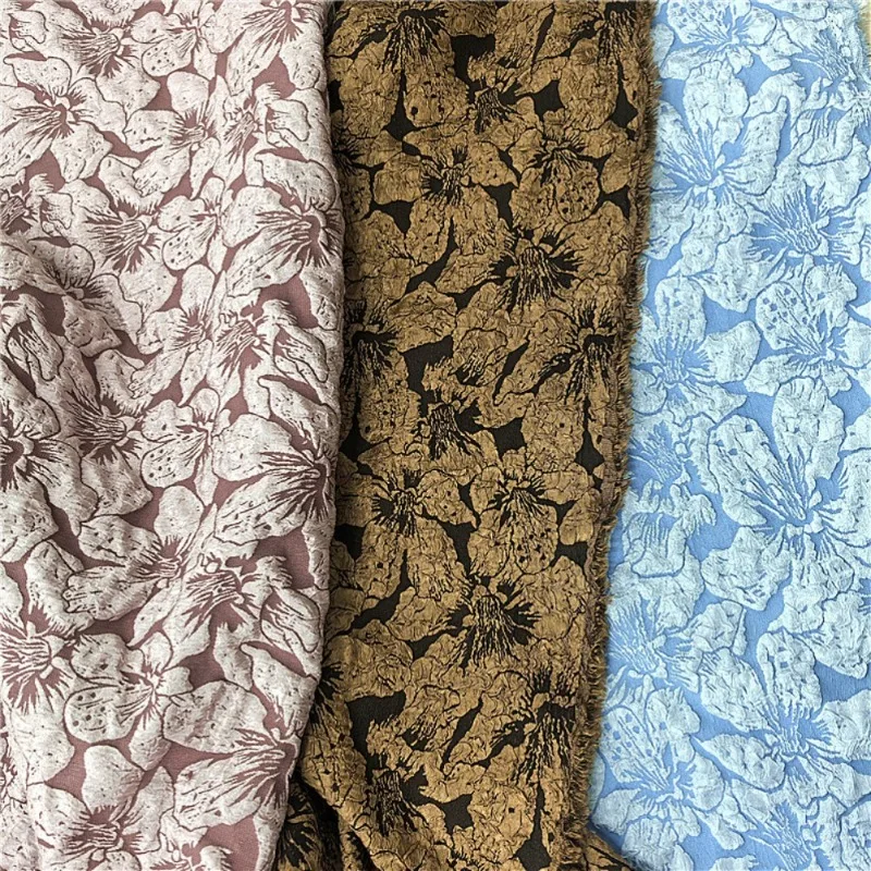 Embossed Concave Convex Bubble Jacquard Fabric for Diy Sewing Dance Dress Fashion designer Clothing Cloth By The Meter