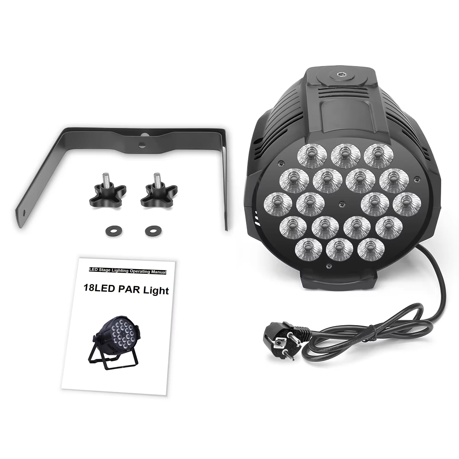 18x18w LED Par Light RGBWA UV 6in1 Par Light DMX512 Professional Stage Lighting Equipment For DJ Disco Party Bar Concert Club