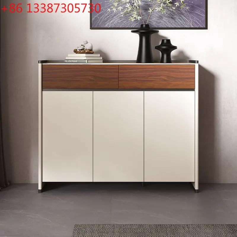 

Итальянский шкаф для обуви из цельного дерева, бытовой вход, гостиная у стены в дом