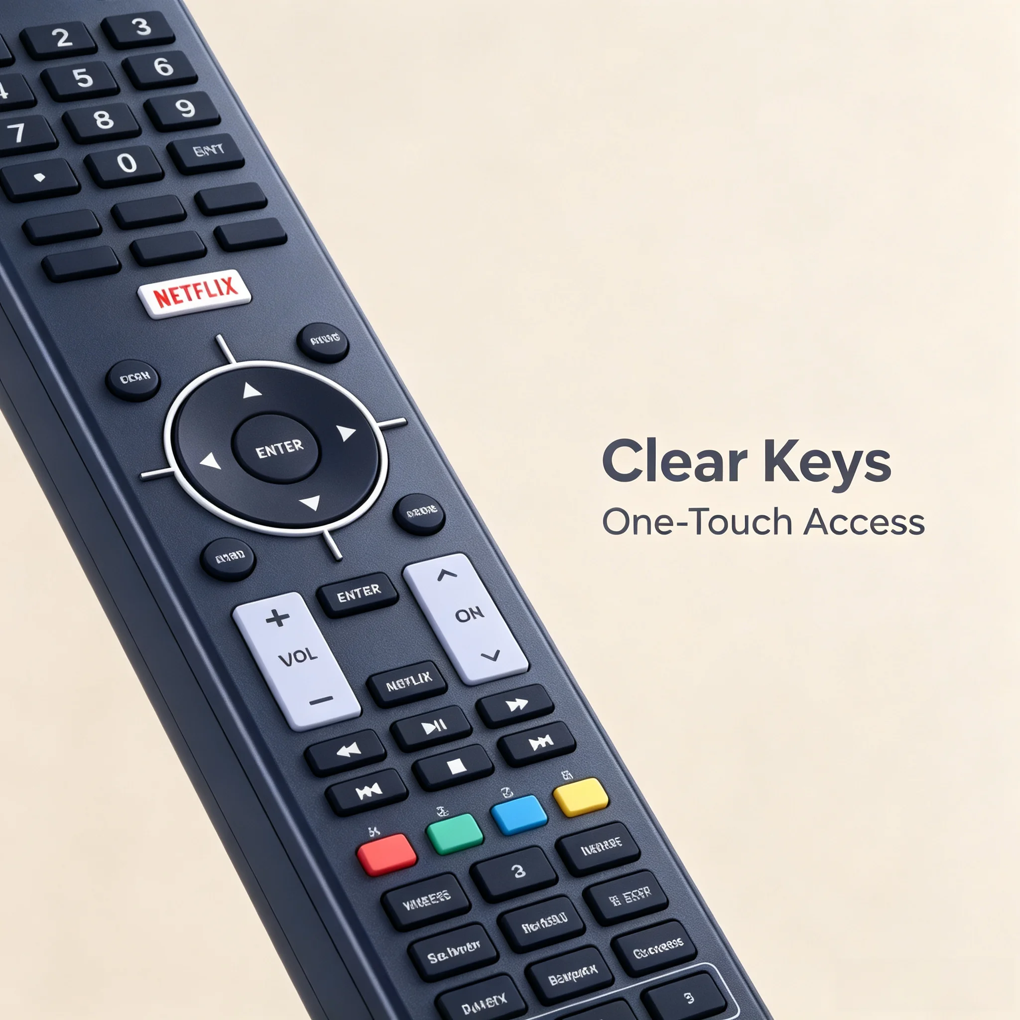 845-052-31B01 Replacement Remote Control Compatible with Sharp TV NQP84505231B01 LC-60LE644U, No Programming Required