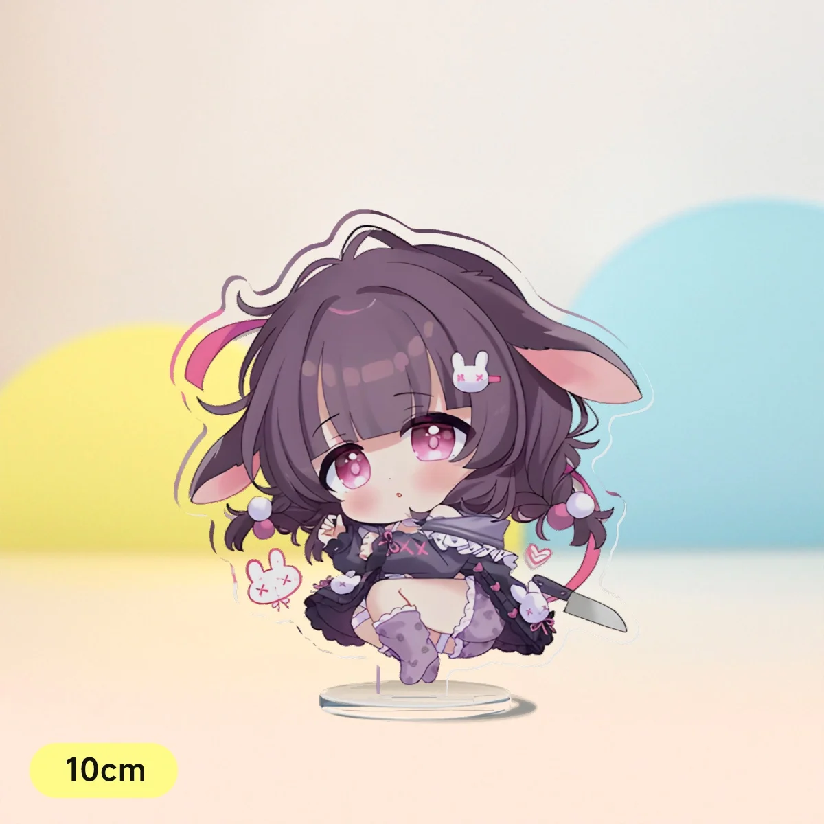 Anime Hololive Vtuber YouTuber VShojo 10CM Model Mococo Kobo Ayame Figures Cosplay Acrylic Stands Desk Decor Standing Gifts