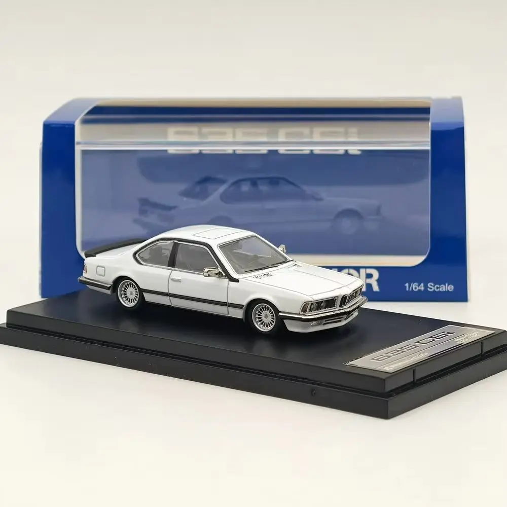 STREET WARRIOR 1/64 E24 6 Series 635 CSI blanco modelos fundidos a presión coche en miniatura colección limitada Auto juguetes regalo