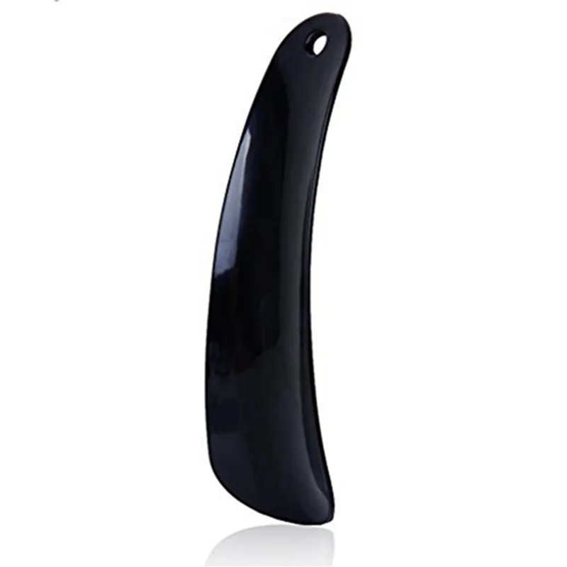 

【SEE】5Pcs 4.7 Inch Plastic Shoehorn Lifter Flexible Robust Slip Black