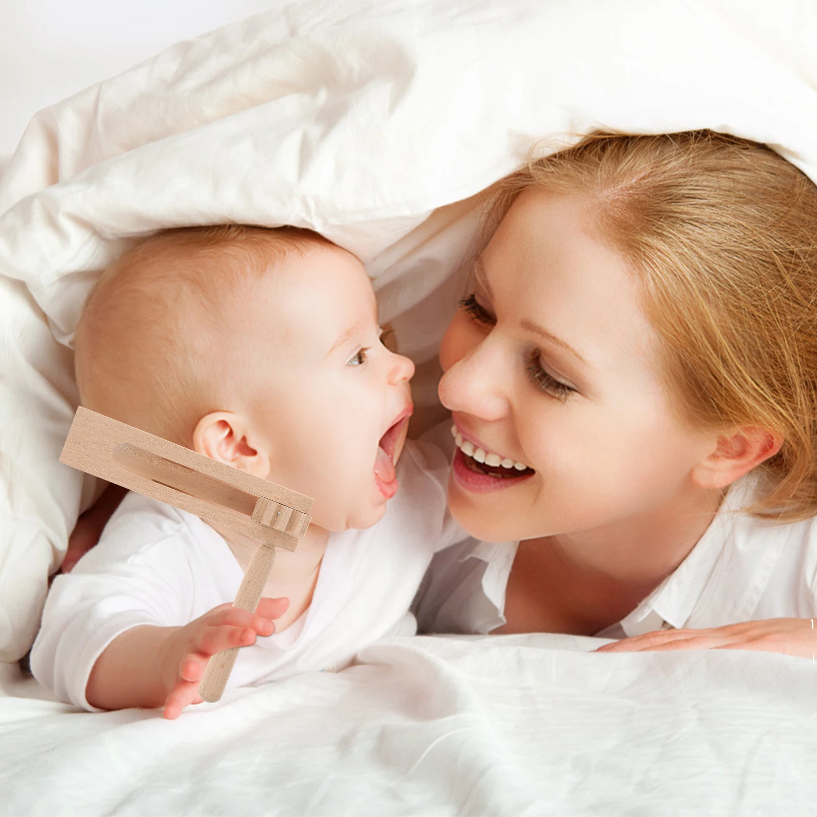 

4 Pcs Wooden Castanets Kids Toys Safe Tasteless Premium Material Percussion Instrument Educational Musical Toy for Children