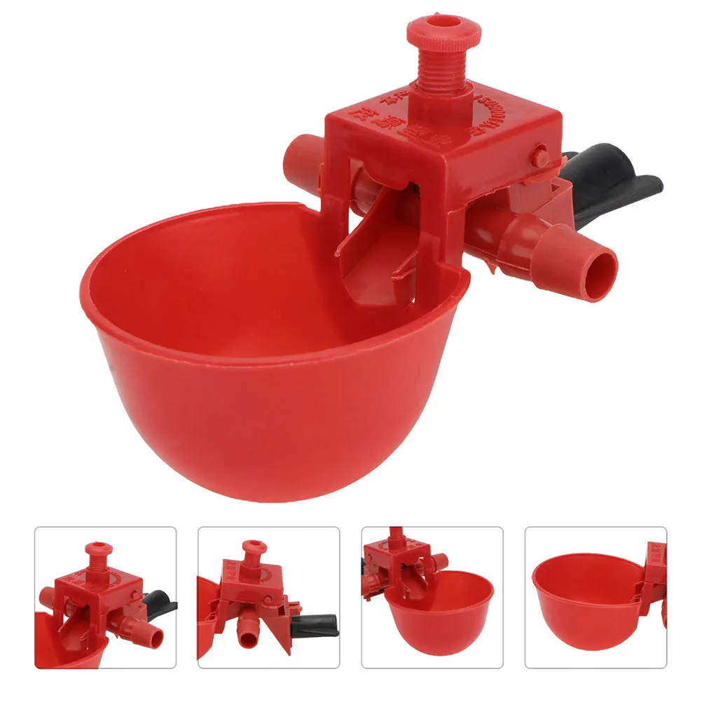 

10 Pcs Poultry Drinking Bowls Chick Water Fountain Chicken Cups Household Drinker
