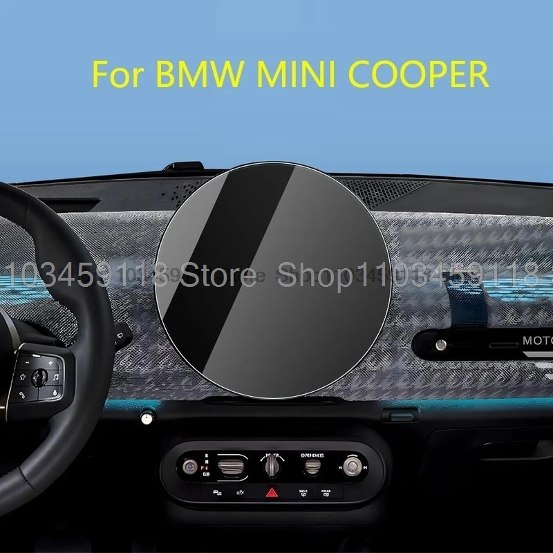 Tempered Glass For MINI Cooper S F65 F66 F67 U25 Countryman 2024 2025 9.4 inch Car infotainment Radio GPS Navigation protector