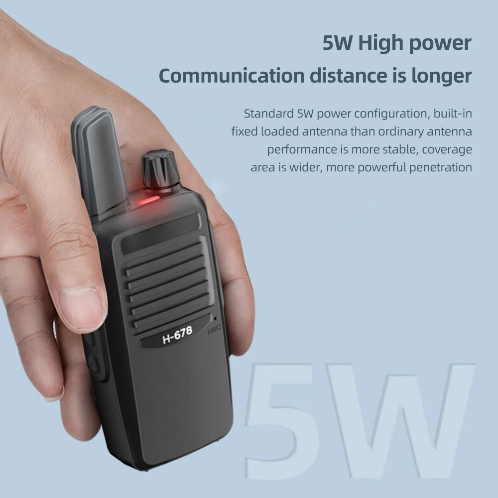 3 واط التناظرية اتجاهين راديو UHF فك البيني 16 قناة يده اسلكية تخاطب للبالغين اتجاهين جهاز الإرسال والاستقبال FM المدمج في