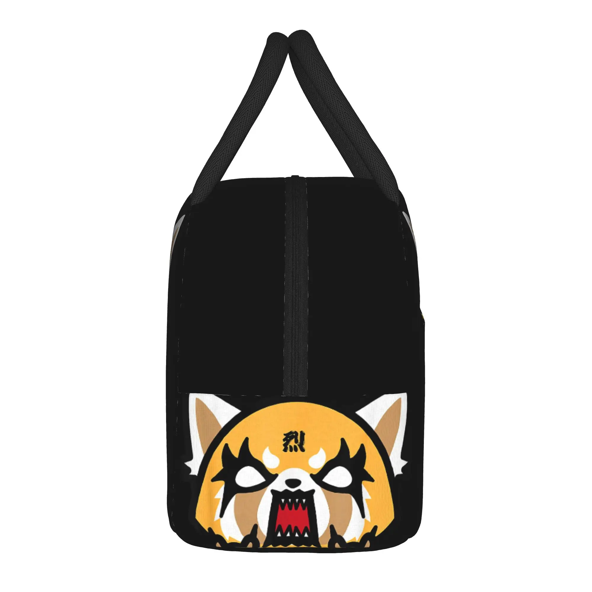 Aggretsuko I Need My Coffee Rage Insulated Lunch Bag Meal Container Cooler Bag Tote Lunch Box Work  Picnic Men Women