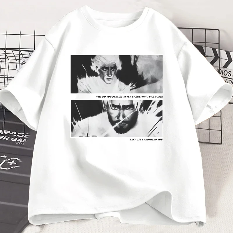 Jayvik T-Shirt Men Women Vintage Style Jayce X Viktor Arcane Printed T-shirts Women T Shirts Streetwear Tee