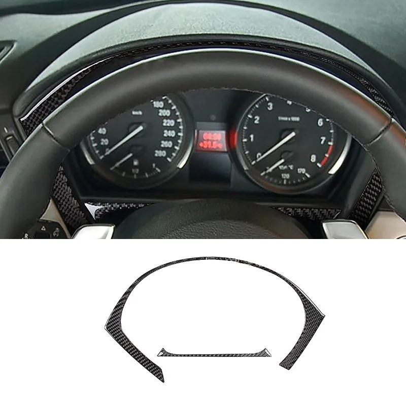 

Автомобильный LHD RHD приборная панель спидометра, рамка, декоративные полоски для BMW Z4 E89 2009-2016, наклейки из углеродного волокна, аксессуары для интерьера