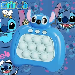 New Stitch Quick Push Game Pop Up Stitch Fidget Bubble Electronic Pop it Pro Game Light AntiStress Toys For Adult Kids Gift With