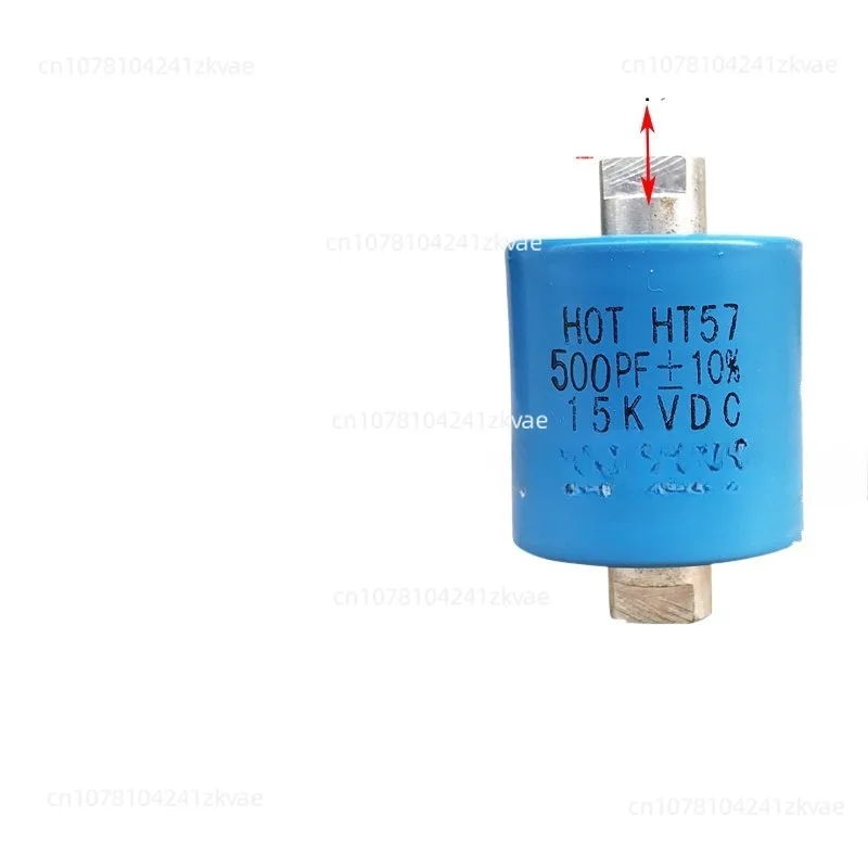 HEC HT57 300 500PF 15KVDC NP0 high-frequency machine high cycle high voltage ceramic dielectric capacitor