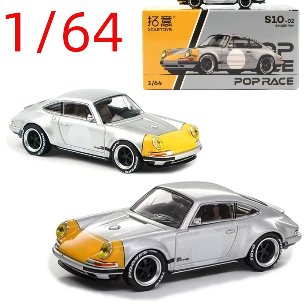 XCARTOYS Diecast 1/64 Scale Porsch 964 Singer Model Cars Alloy Porsche 964 Singer Play Vehicles Toys for Boys Gift Original Box