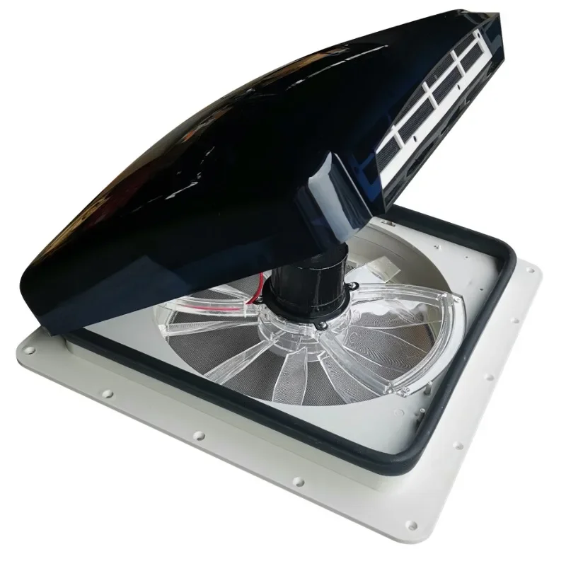 12V RV ventilation fan rainproof accessories, modified mobile dining car container house