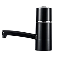 Electric Water Bottle Pump 5 Gallon,USB Wireless Portable Automatic Jug Drinking Dispenser Filter for Home Office,Black