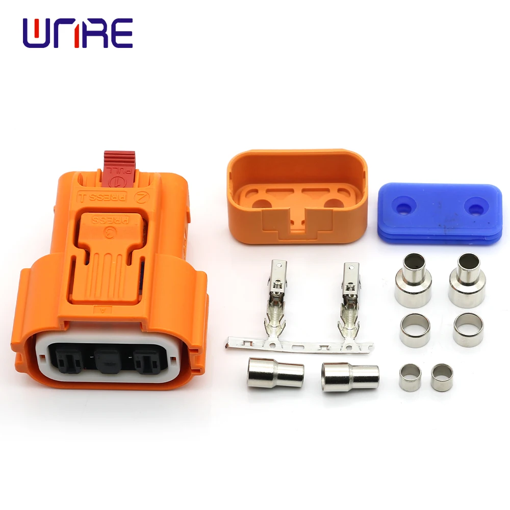 2 Cores Plastic Shell High Voltage Connectors Plug Socket New Energy Electric Vehicle Car Hv Connector 2.5/4/6mm² For Cable