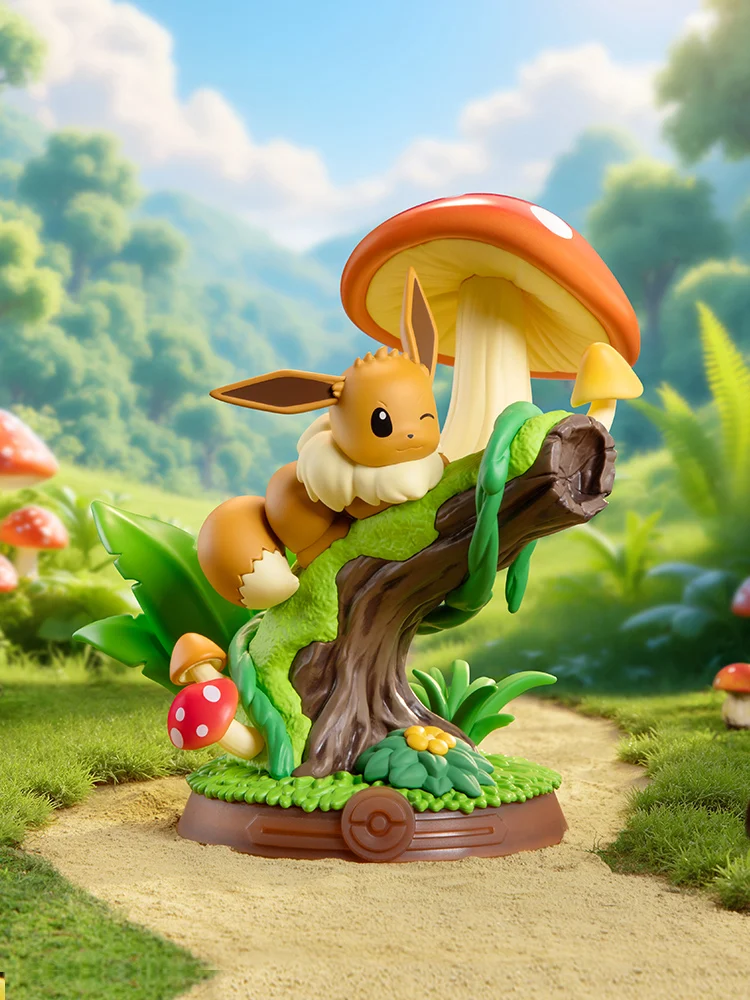 Anime Pokemon Funism Original Echte Eevee-Familie Blindbox Flareon Umbreon Sylveon Actionfigur Sammlerstück Modell Spielzeug Geschenk – Detail 5