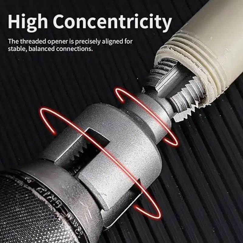 

Thread Cutter Tool 2X Integrated Threader Thread Cutting Rethreading Tool For Industrial Wood Workshop Plumbing Automotive