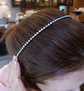 New Exquisite Star Models Korean Jewelry Sweet Lady Temperament Rhinestone Tiara Headbands Hair Accessories