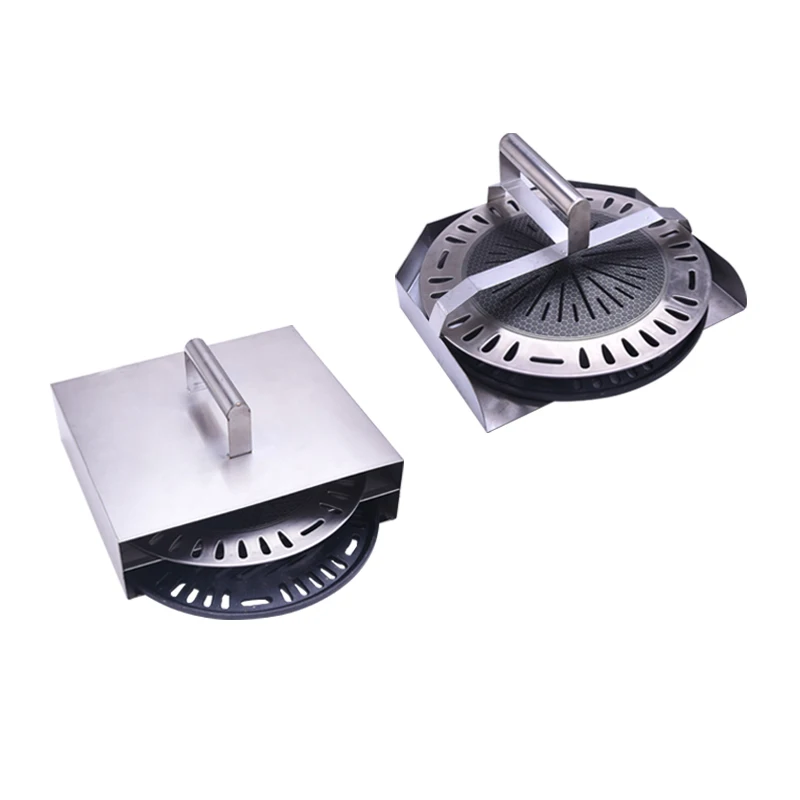 Commercial BBQ Tray BBQ Mesh Storage Box Stainless Steel Compact and Convenient