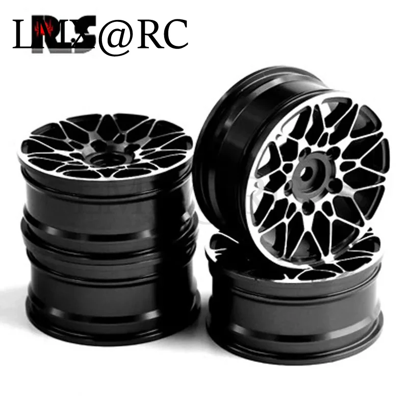 4pcs 1/10 On-Road Drift Car 52MM Aluminum Alloy Metal Wheel Hub 1.9Inch Climb Car Wheel Rim For HSP Tamiya HPI Kyosho 94123 R64