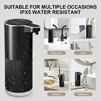 Dispensador de jabón de cocina con sentido automático, eléctrico, inteligente, recargable, ajustable, resistente al agua, IPX5, 360ML