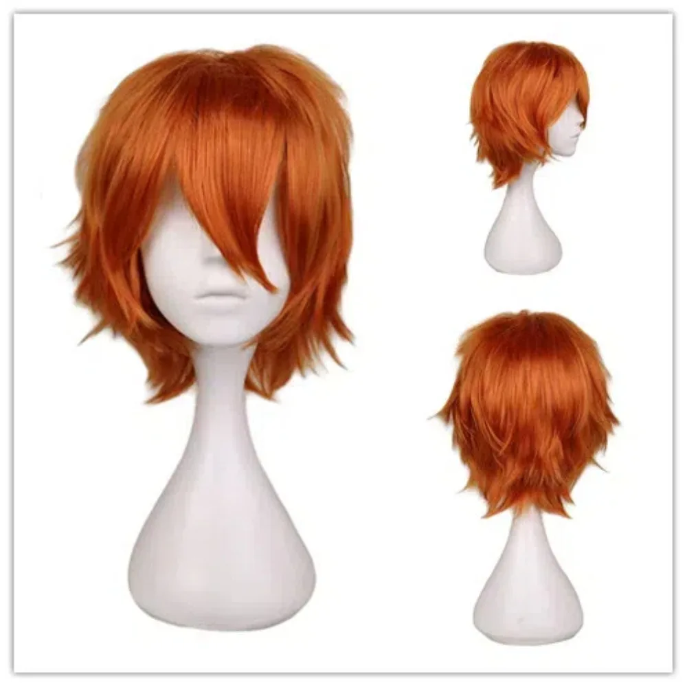 Universal Synthetic Colorful Short Natural Cosplay Wigs Men Hair Party Hairstyle Hair Extensions