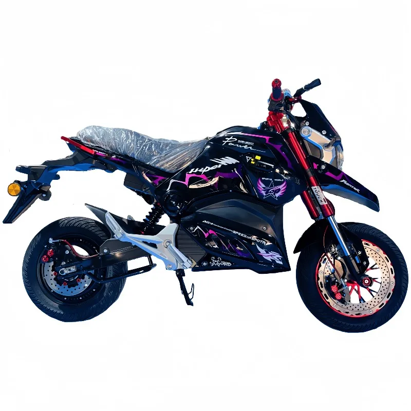 

2025 Newest 5 Star Reviews New Adult Electric Racing Motorcycle 2000W Fastest Ebike With 72v Lithium Battery New 60v Scooter