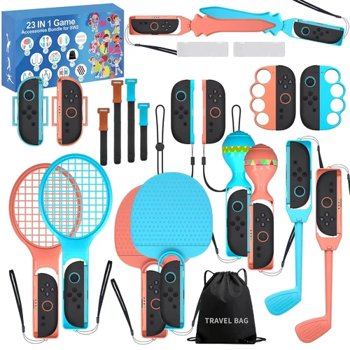 Imagen 1 del producto Paquete de accesorios deportivos para Switch 2025, Kit de accesorios familiares 223 en 1 S226 para juegos deportivos Switch