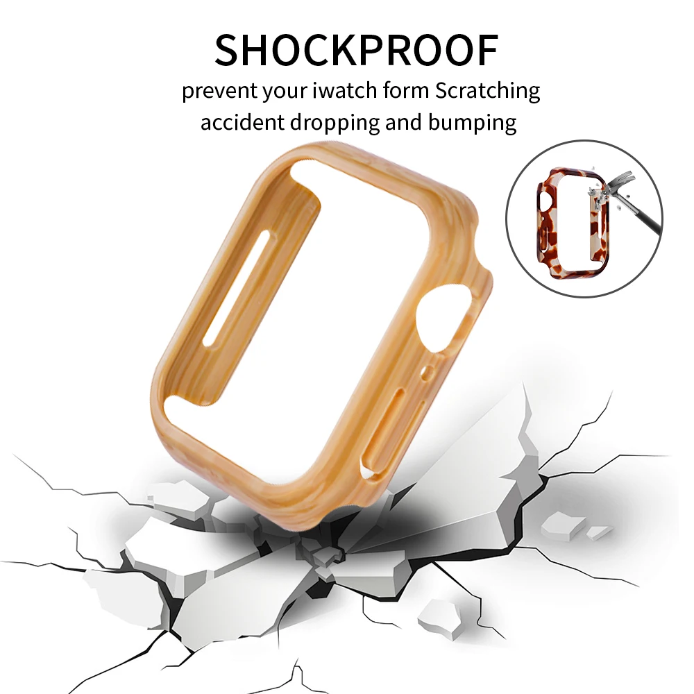 الراتنج لا غطاء شاشة ل أبل ساعة S11 S10 حافظة 46 مللي متر 42 مللي متر 40 مللي متر 44 مللي متر 41 مللي متر 45 مللي متر جوفاء حامي ل iWatch 9 8 7 6 5 4 SE