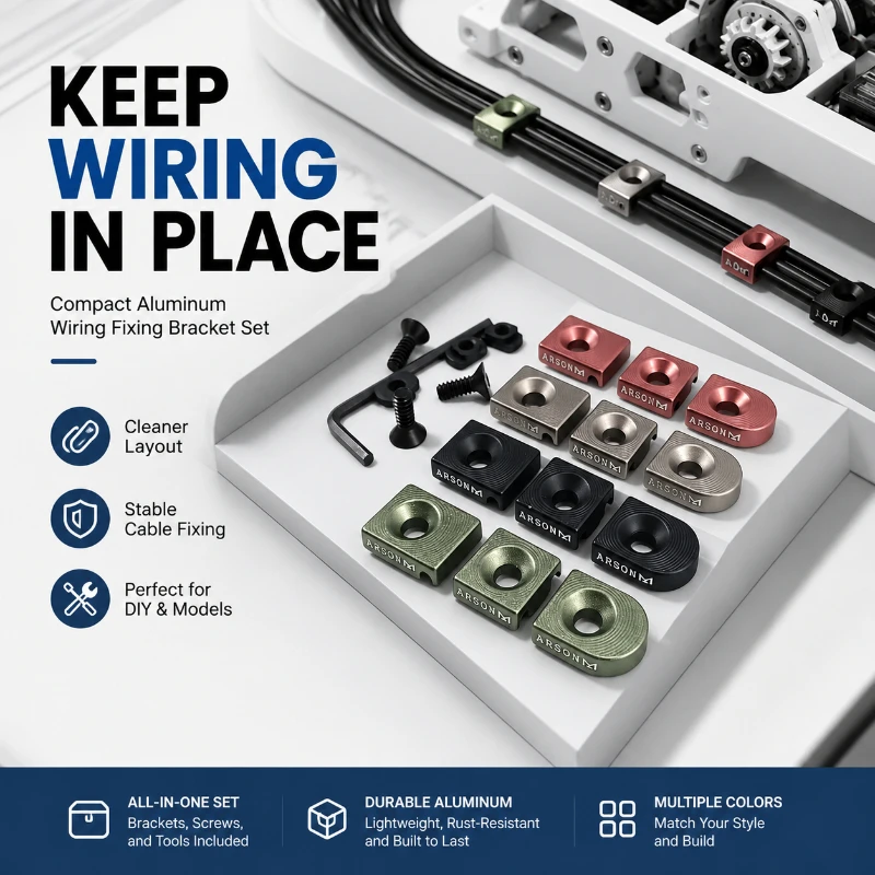 Industrial Milling Wire Securing Bracket Complete Installation Pack Long Service Life Hobby Model Circuit Upgrading Parts