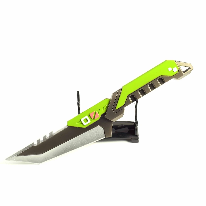 22 cm/8,66 in Valorant Spiel Peripherie Waffe Modell Über Grenze Flash Speicher Metall Spielzeug Ornamente Sammlungen Desktop Display Geschenke