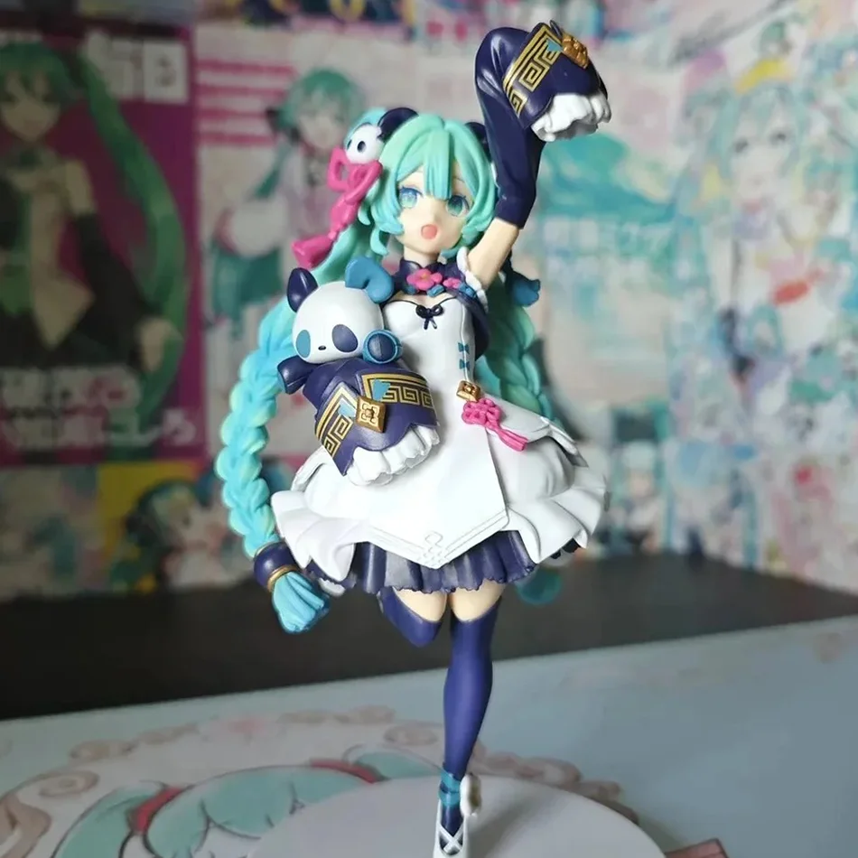 

Animation Anime Beautiful Girl Hatsune Miku Modern China Style Panda Cute Handmade PVC Model Decorations Birthday Gifts