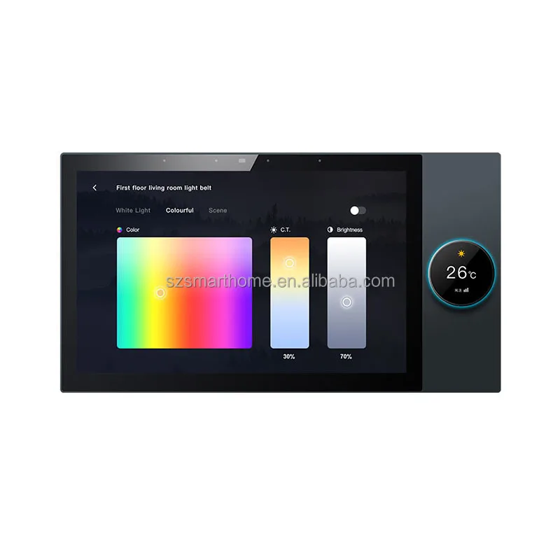 Smart Home Control Panel Touch Screen 10 Inch Multi-functional WiFi Home Background Music System Tuya Zigbee Gateway