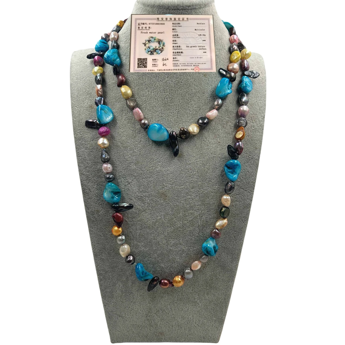 baroque freshwater pearl necklace,100% nature FRESHWATER PEARL NECKLACE,120 CM ,very fashion colors pearls,baroque shape pearl