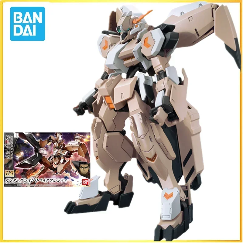 In stock Bandai Gundam Model Kit Anime Figure HG 1/144 ASW-G-11 Gusion Rebake Full City Action Figures Toys Gifts for Kids