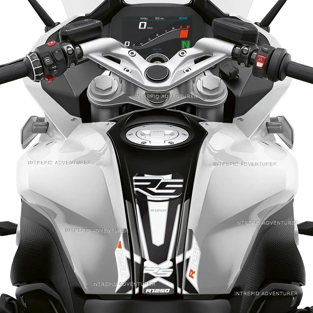 Motorcycle Accessories Fuel Tank Pad Protector decals Waterproof 3D Resin Stickers for BMW R1250RS R 1250 RS 2019-2024 2023 2022