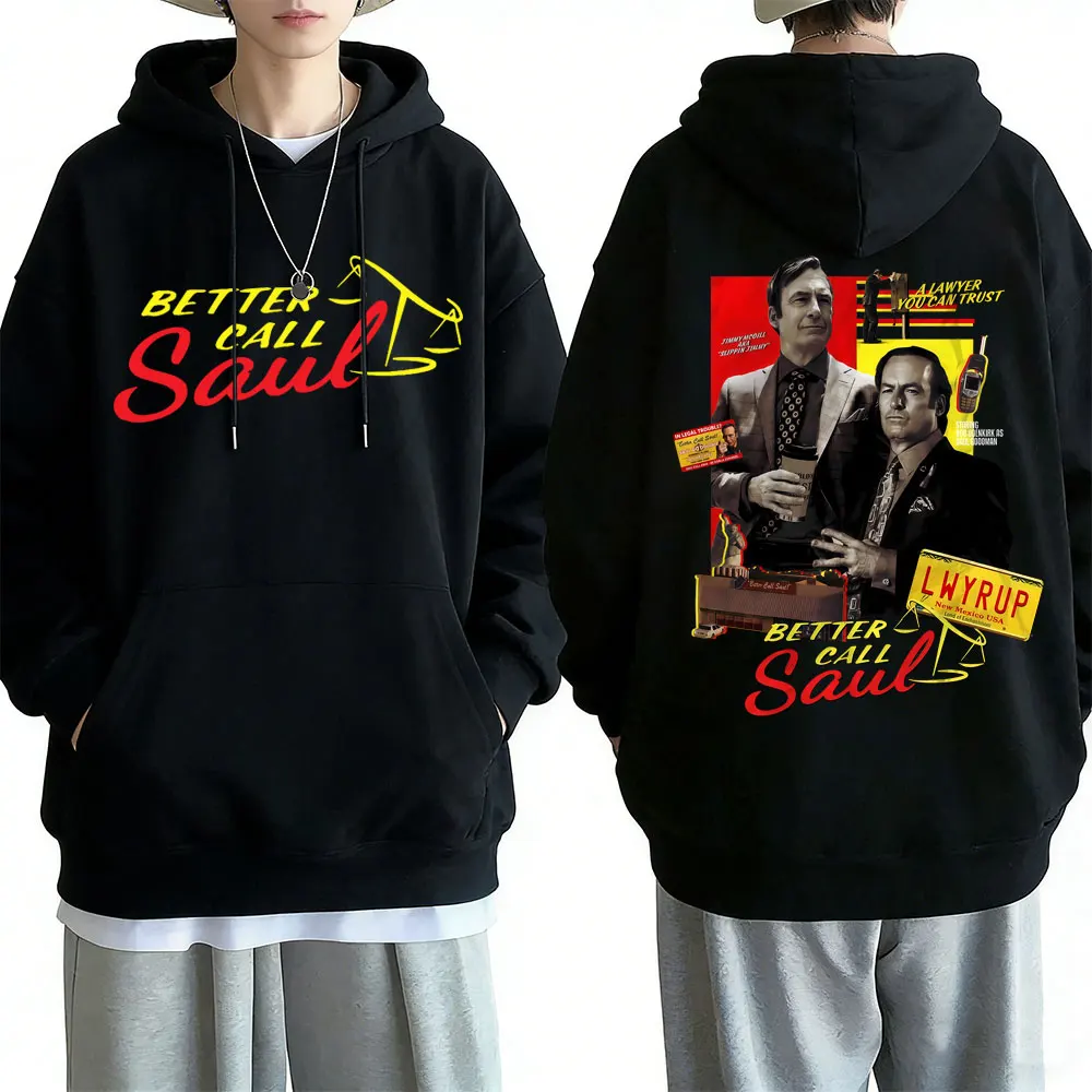 

Better Call Saul Graphic Hoodie Heisenberg TV Breaking Bad Print Pullover Hoodies Men Women Fashion Oversized Hooded Sweatshirt