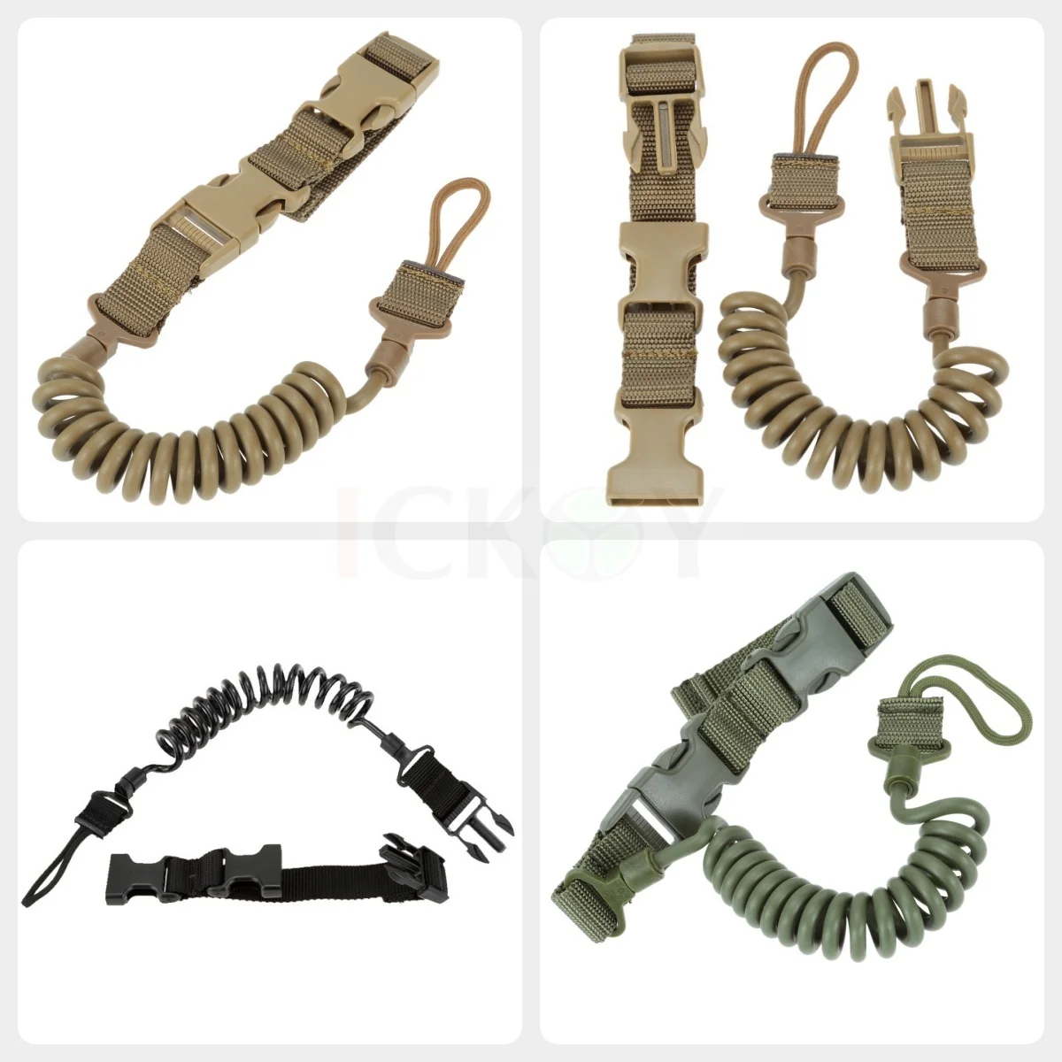 Outdoor wear-resistant Tactical Lanyard Safety Rope Elastic Key Chain for Garmin Alpha 200i 300i 200 300 alfa GPS Accessories