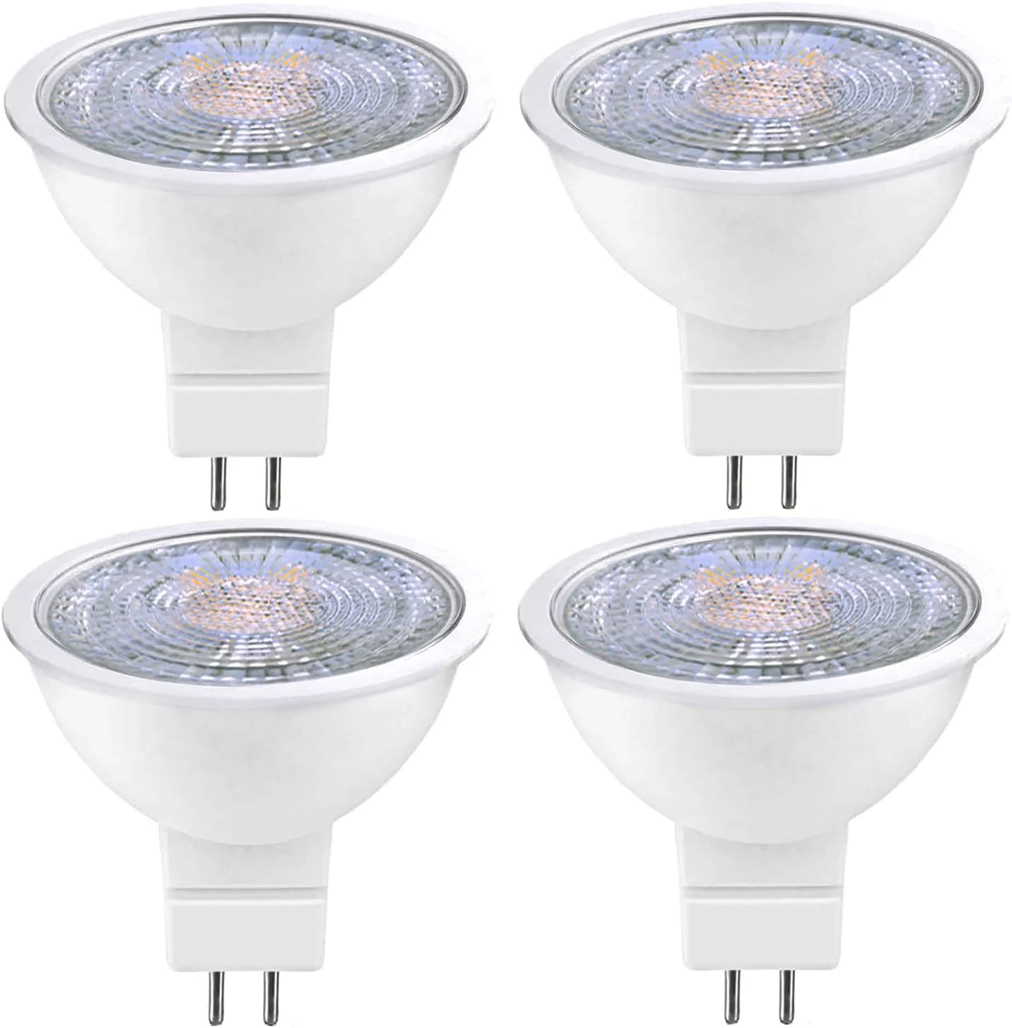 

4x 5W MR16 LED Bulb 50W Halogen Equivalent 3000K Warm White 5W MR16 GU5.3 12V AC&DC 230V Spotlight Bulb Landscape NO-Dimmable