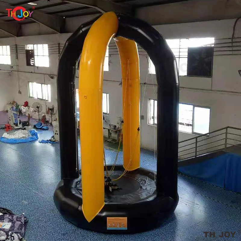 

3m/4m airtight inflatable bungee jump for kids and adults,new design inflatable bungee jumping trampoline game