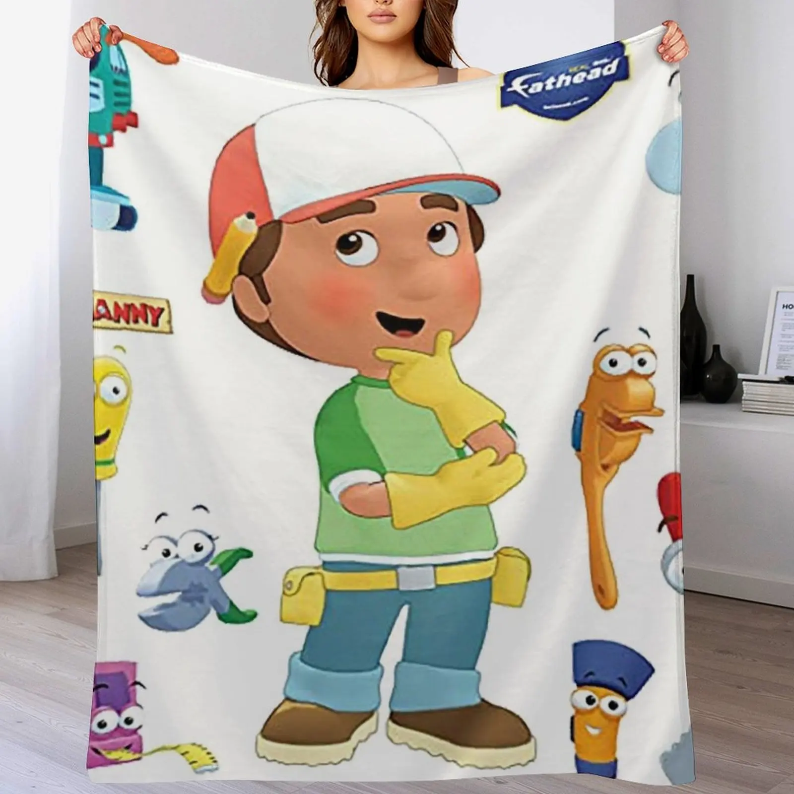 Handy Manny Throw Blanket Custom Comforter Luxury Blankets