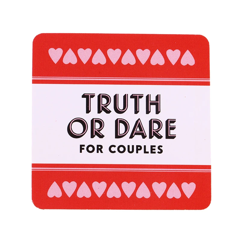 Fun Exciting Party Game Truth Or Dare For Couples Cards Games Lovers Board Adult Couples Drinking Game Supply English Version