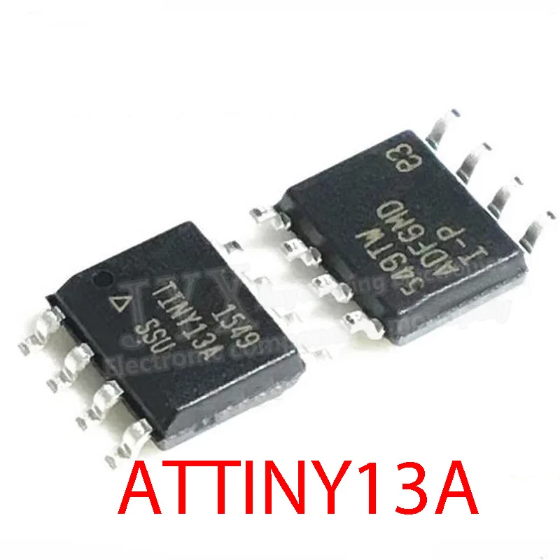 5PCS ATTINY13A-SSU SOP-8 ATTINY13A SSU ATTINY13 TINY13A-SSU TINY13A SOP-8 SMD New and Original IC Chipset