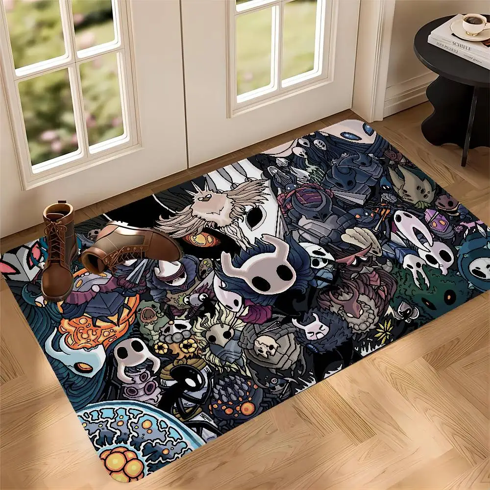 Hollow Knight Game Floor Mat Floor Mat Rectangle Anti-slip Home Soft Badmat Front Door Indoor Outdoor Mat Welcome Doormat