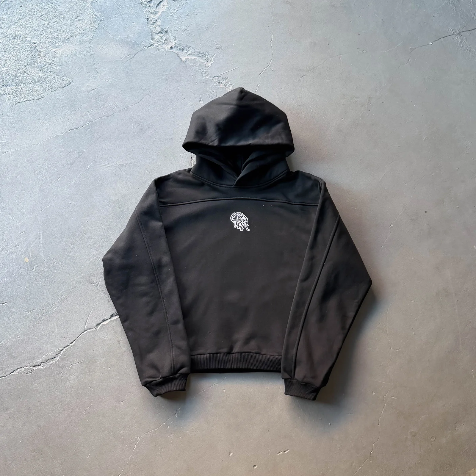 

Mertra street hip-hop embroidered double-brimmed hoodie sweatshirt trendy brand loose pants athletic outfit