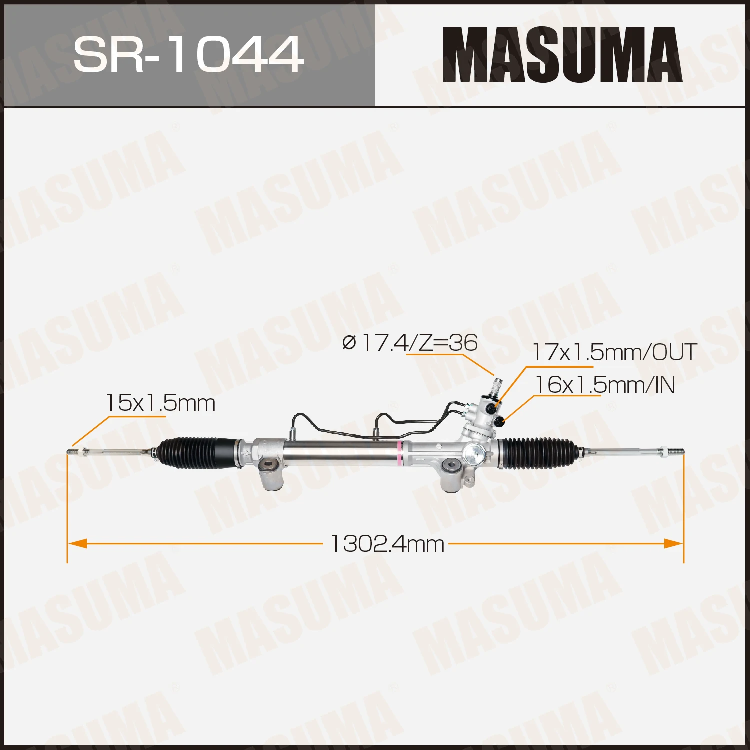 MASUMA SR-1044 Cremagliera dello sterzo per parti automobilistiche per rav4 Wildlander 4runner 44200-0K040 44200-0K230 44200-0K390