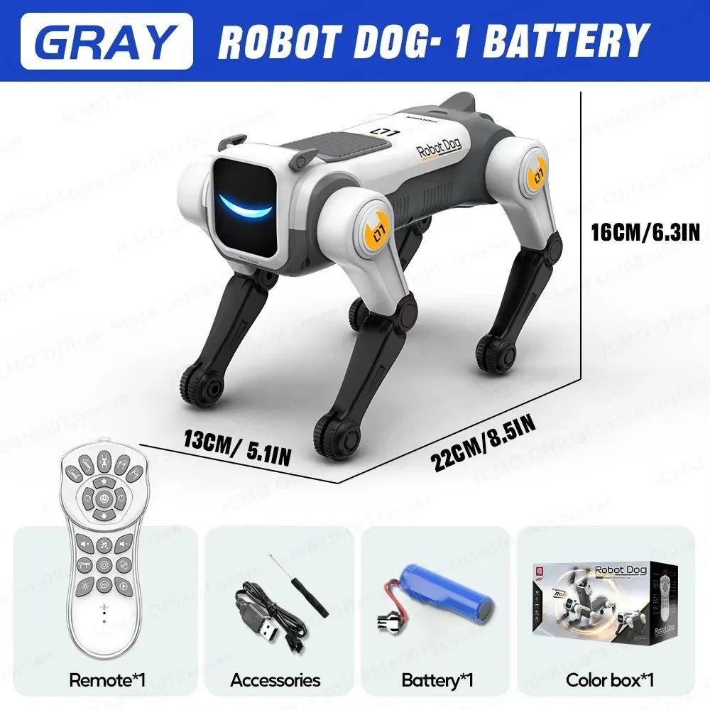 Smart Robotic Voice Command Robot Dog Programmable Singing Dancing RC Robot Dog Bionic Electric Pet Mechanical Dog